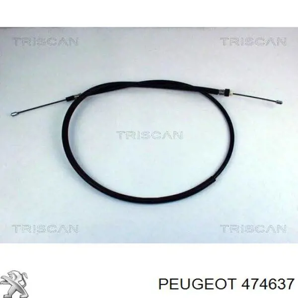Трос ручного гальма задній, правий/лівий Peugeot/Citroen 474637 ціна, від 9.30 USD