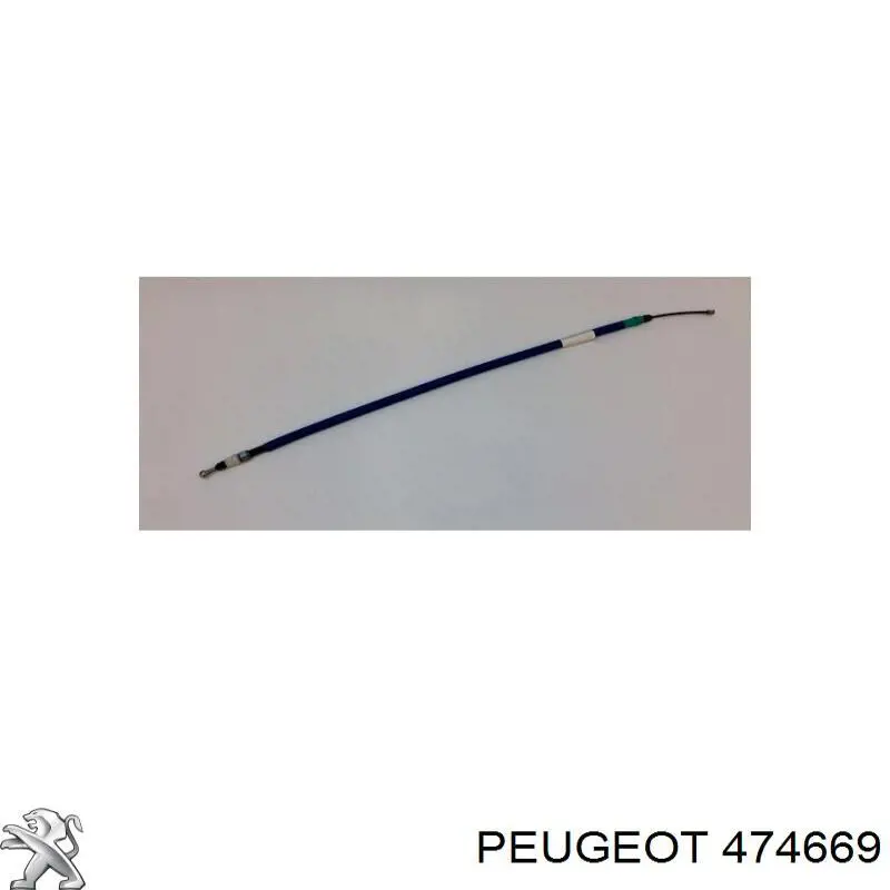 Трос стоянкового гальма передній Peugeot/Citroen 474669 ціна, від 46.73 USD