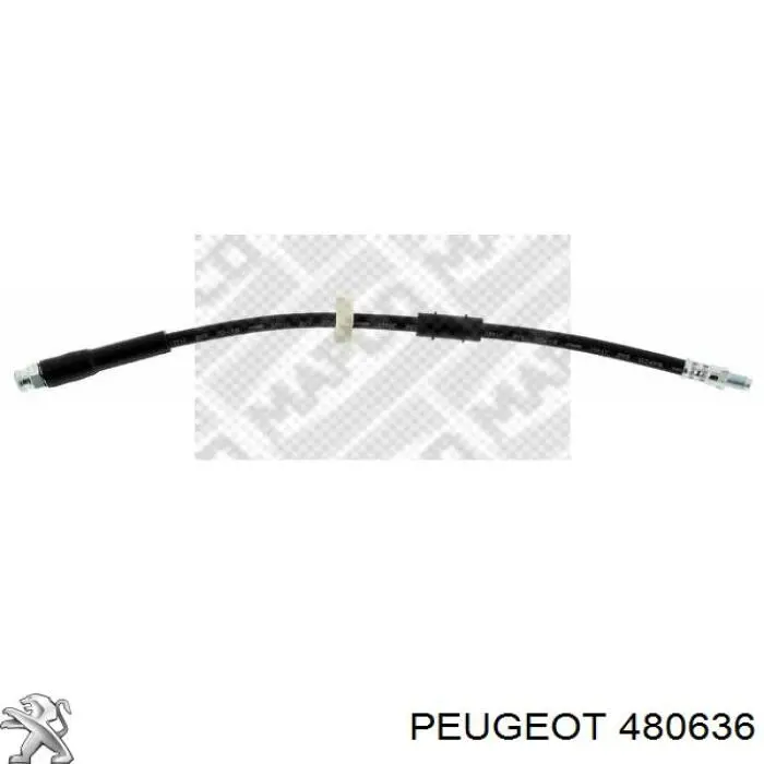 Купити 480636 Peugeot/Citroen Гальмівні шланги передні