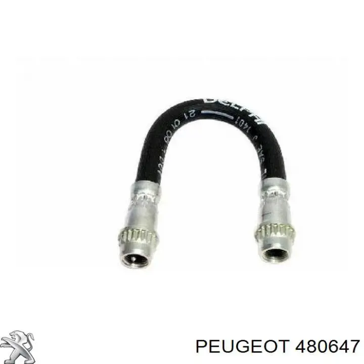 Шланг гальмівний задній Peugeot/Citroen 480647 ціна, від 6.33 USD