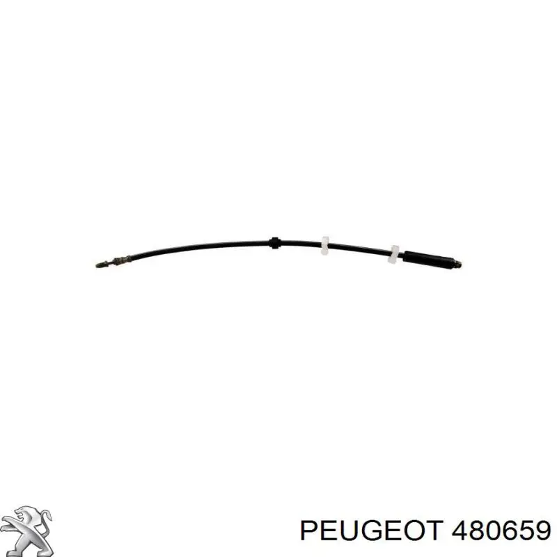 480659 Peugeot/Citroen Гнучка гальмівна трубка передня