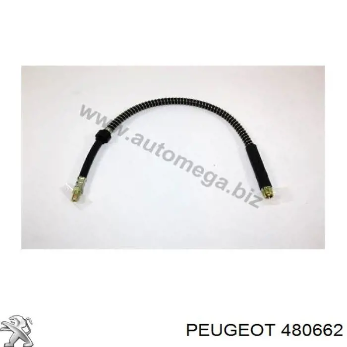 480662 Peugeot/Citroen Гнучка гальмівна трубка передня