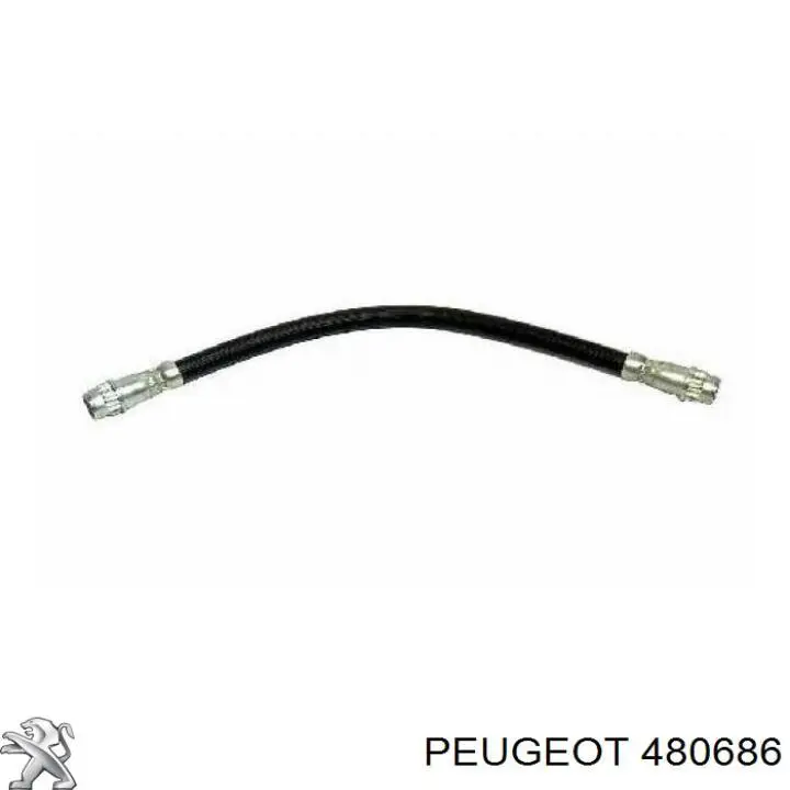 Купити 480686 Peugeot/Citroen Шланг гальмівний задній