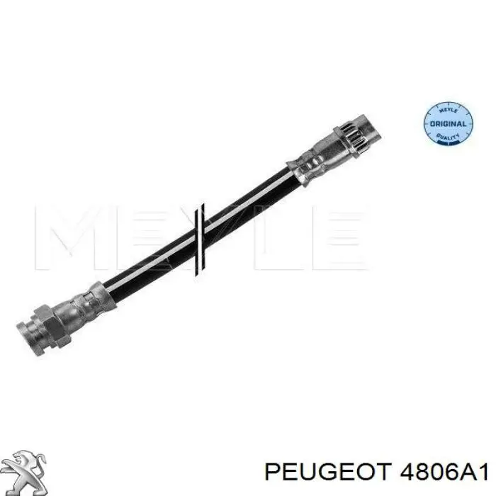 Купити 4806A1 Peugeot/Citroen Шланг гальмівний задній