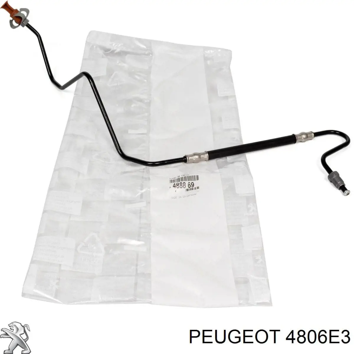 Шланг гальмівний задній 4806E3 Peugeot/Citroen