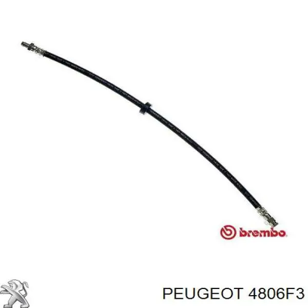 Купити 4806F3 Peugeot/Citroen Гальмівні шланги передні