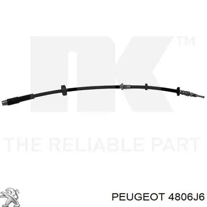 Купити 4806J6 Peugeot/Citroen Гальмівні шланги передні