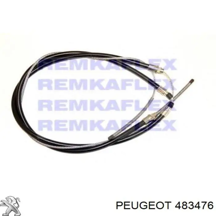 Трос ручного гальма задній, правий/лівий 483476 Peugeot/Citroen
