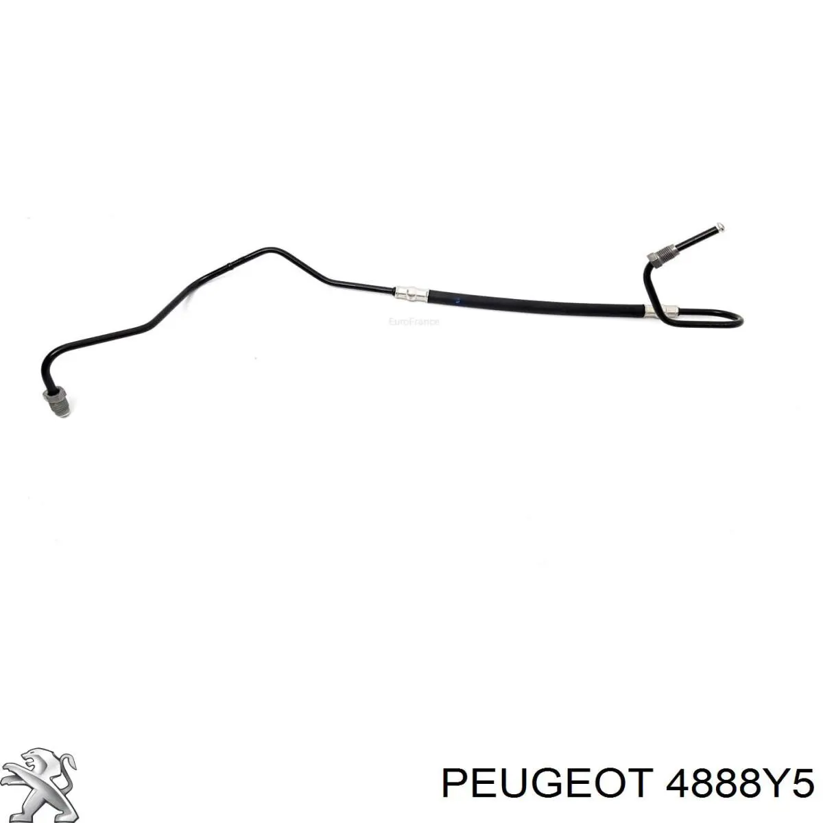 Купити 4888Y5 Peugeot/Citroen Трубка гальмівна, задня, ліва