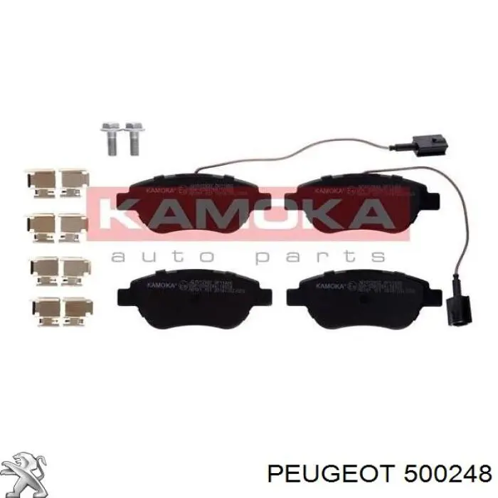 500248 Peugeot/Citroen Пружина амортизатора передняя