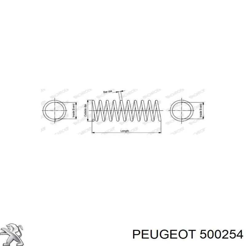 Купити Пружина передня Peugeot 309 I 10C, 10A