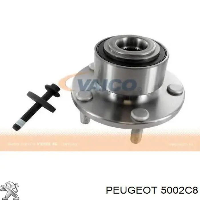 5002C8 Peugeot/Citroen пружина передня
