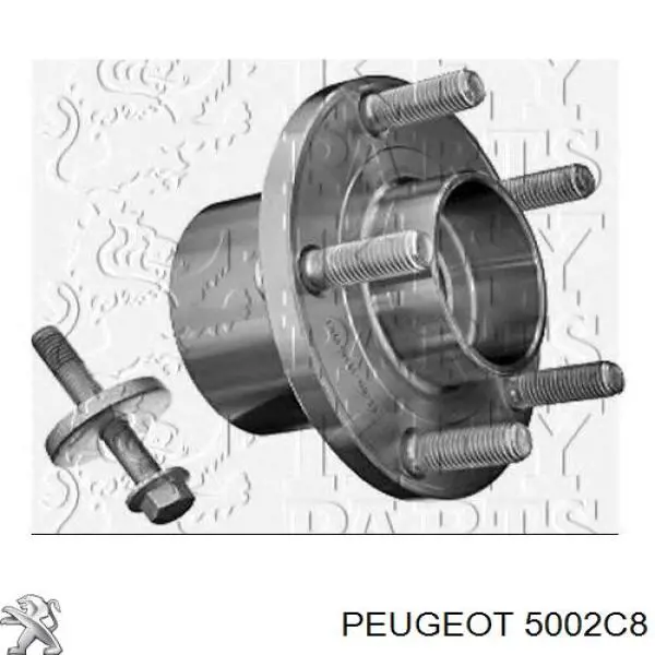 5002C8 Peugeot/Citroen Пружина амортизатора передняя