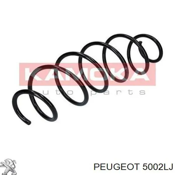5002LJ Peugeot/Citroen Пружина амортизатора передняя
