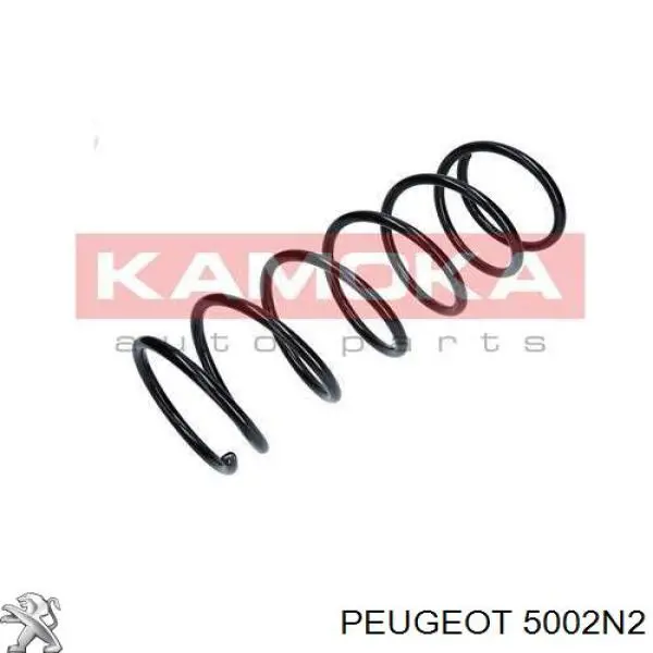 5002N2 Peugeot/Citroen Пружина амортизатора передняя