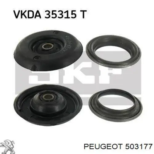 Опора стійки амортизатора переднього Peugeot/Citroen 503177 ціна, від 25.91 USD