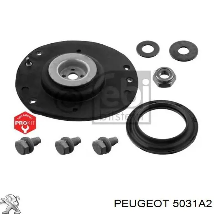 Купити 5031A2 Peugeot/Citroen Опора амортизатора переднього лівого