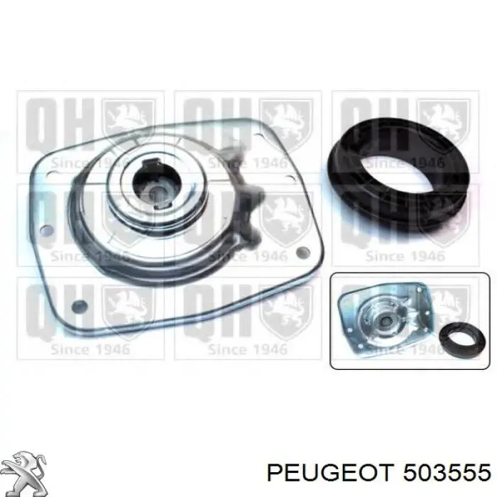 Купити 503555 Peugeot/Citroen Підшипник опорний амортизатора, переднього