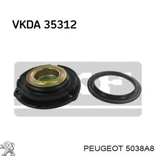 Купити 5038A8 Peugeot/Citroen Опора амортизатора переднього
