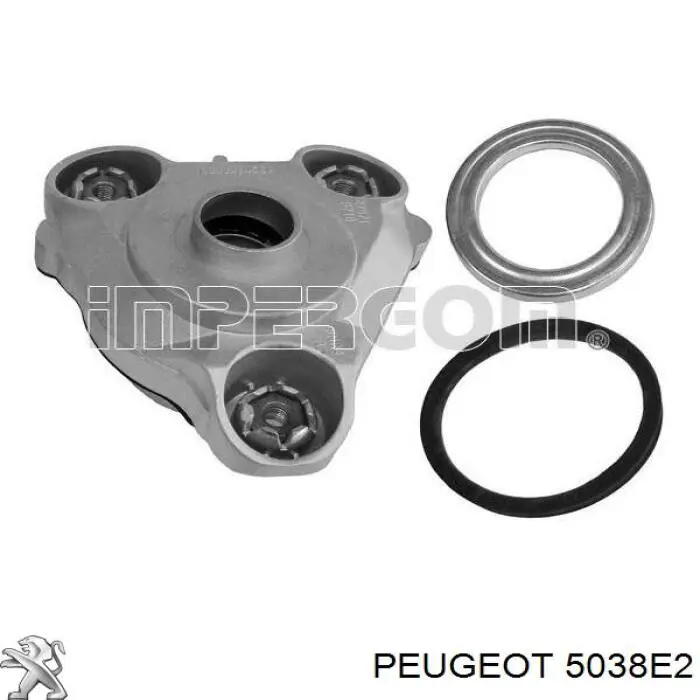 Купити 5038E2 Peugeot/Citroen Опора амортизатора переднього правого