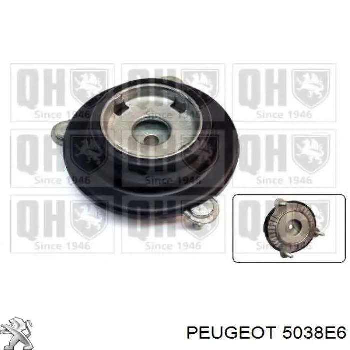 Опора амортизатора переднього 5038E6 Peugeot/Citroen