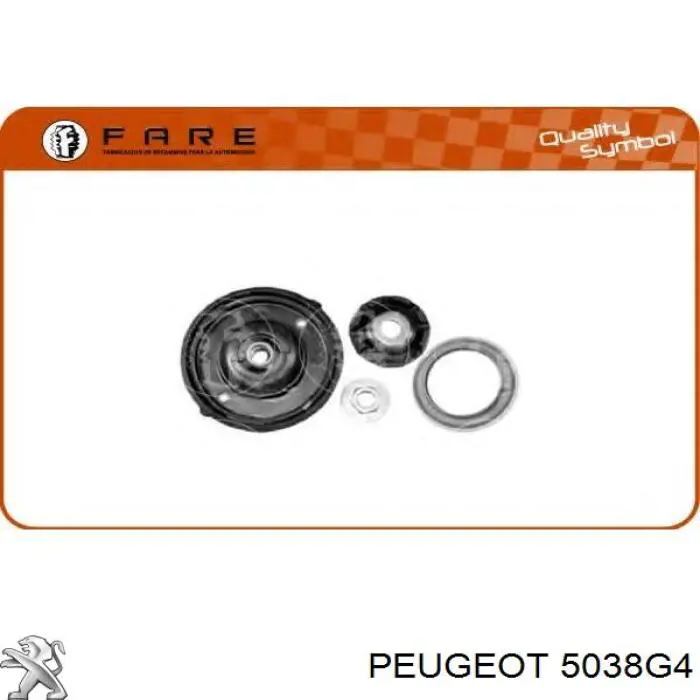 Опора стійки амортизатора переднього Peugeot/Citroen 5038G4 ціна, від 14.40 USD