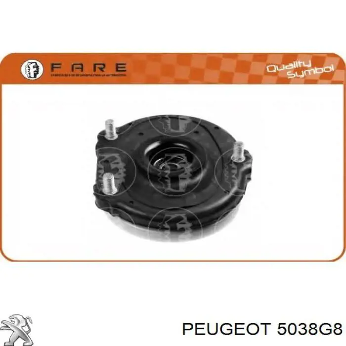 Купити 5038G8 Peugeot/Citroen Опора амортизатора переднього лівого
