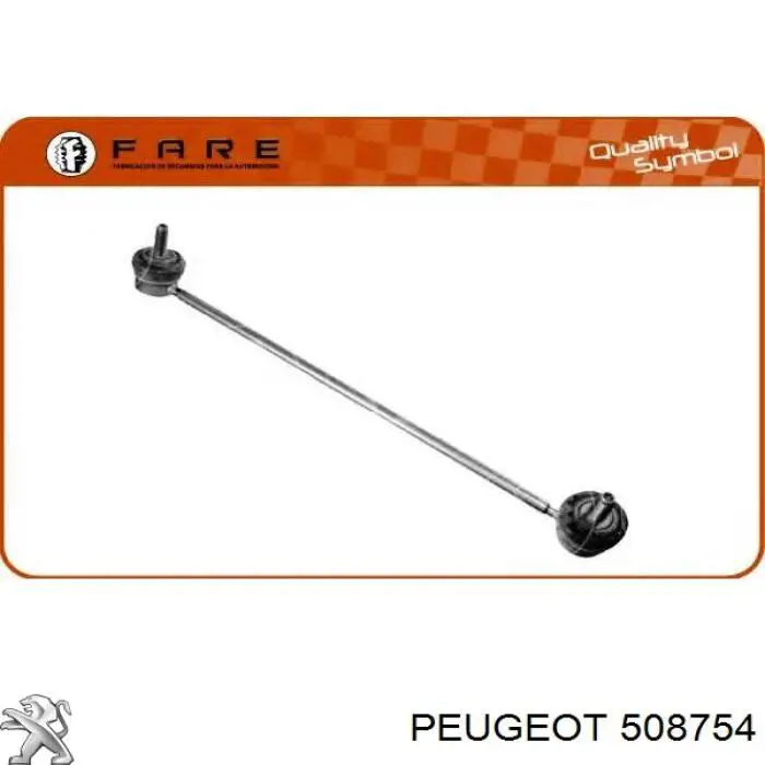 Купити 508754 Peugeot/Citroen Лінк стабілізатора, переднього, лівий