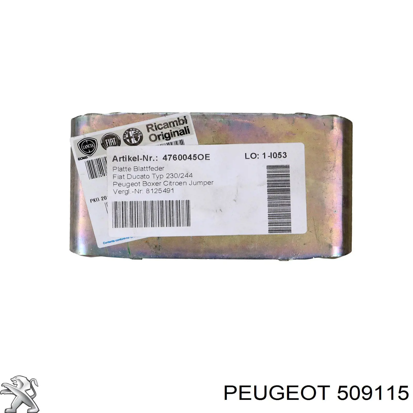 509115 Peugeot/Citroen болт сережки задньої ресори