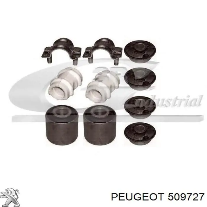 509727 Peugeot/Citroen Хомут кріплення втулки стабілізатора, переднього