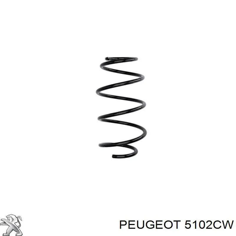 5102CW Peugeot/Citroen пружина задня