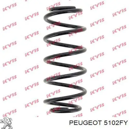 5102FY Peugeot/Citroen Пружина підвіски задня