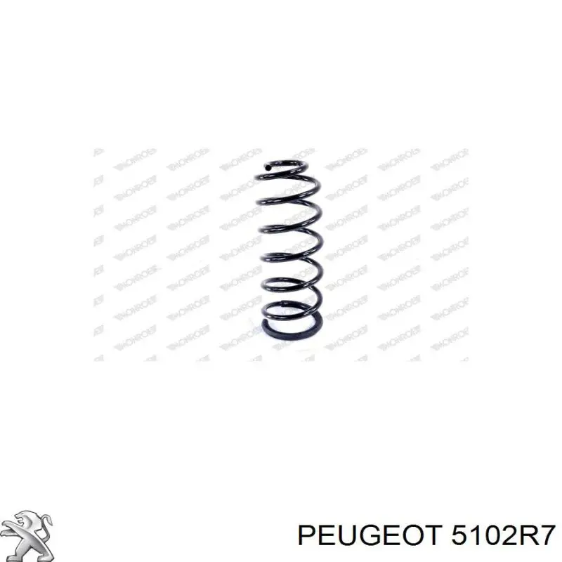 5102R7 Peugeot/Citroen пружина задня