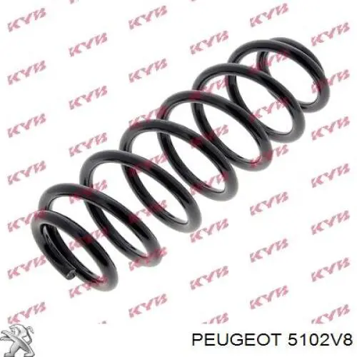 Пружина задня Peugeot/Citroen 5102V8 ціна, від 21.68 USD