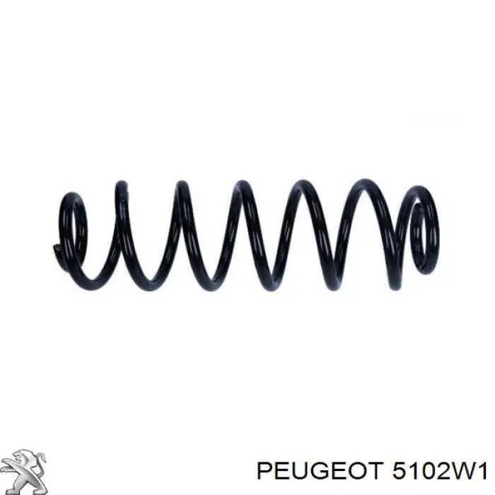 5102W1 Peugeot/Citroen пружина задня