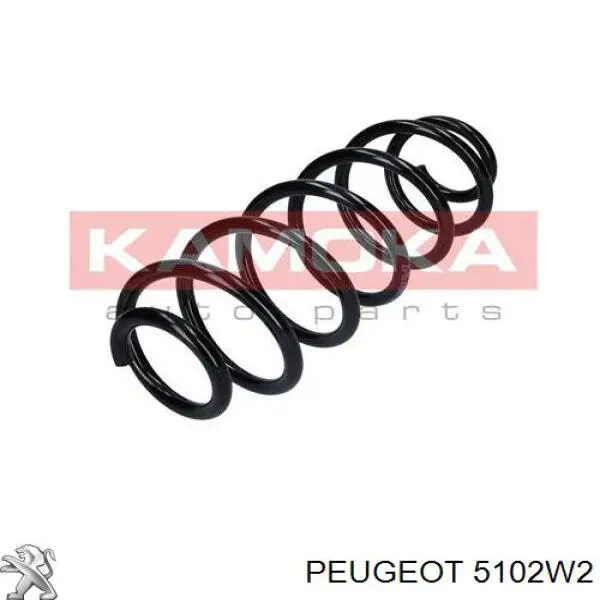 Пружина задня Peugeot/Citroen 5102W2 ціна, від 17.28 USD