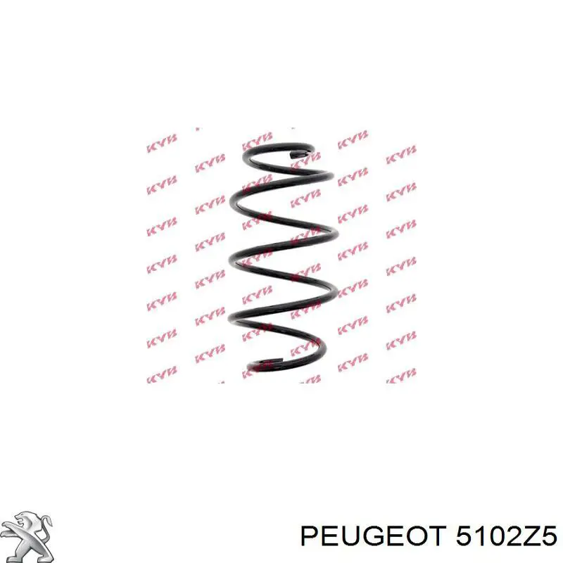 Купити 5102Z5 Peugeot/Citroen Задні пружини