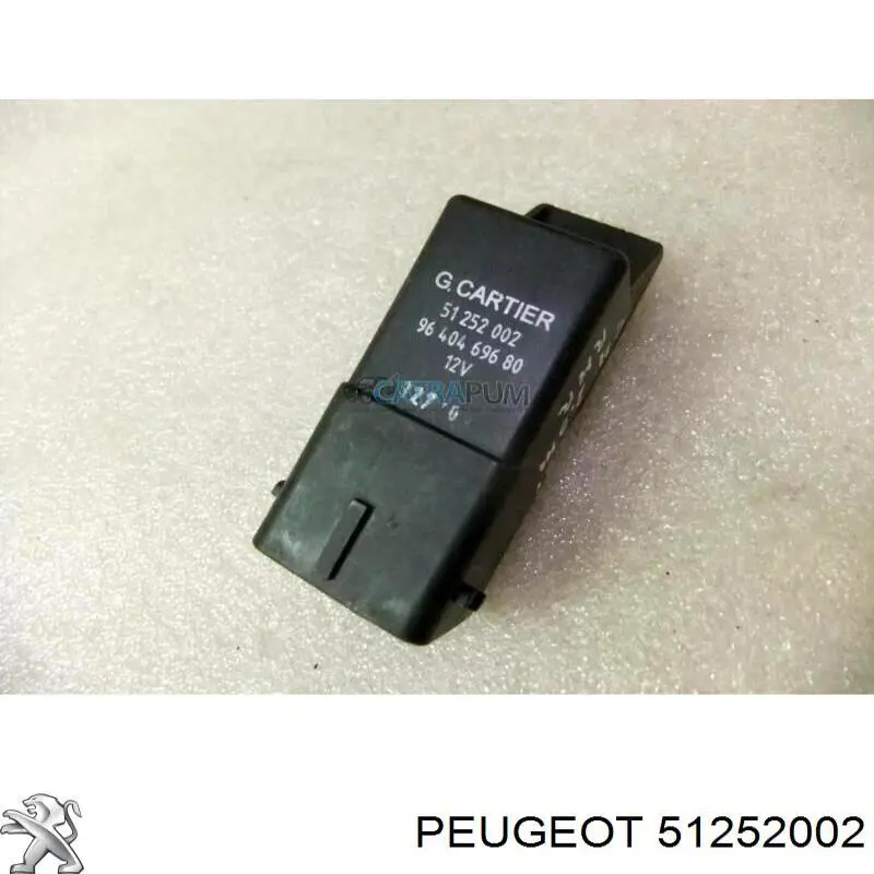 Купити 51252002 Peugeot/Citroen Реле свічок накалу