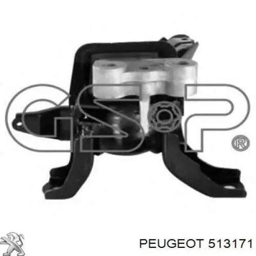 Подушка задньої балки 513171 Peugeot/Citroen