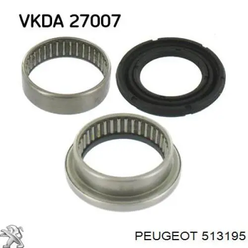 Голчастий підшипник задньої балки Peugeot/Citroen 513195 ціна, від 14.01 USD