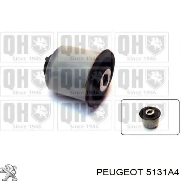 Сайлентблок задньої балки 5131A4 Peugeot/Citroen