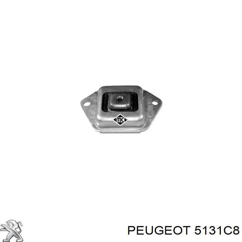 5131C8 Peugeot/Citroen Сайлентблок балки моста