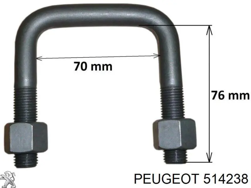 Купити 514238 Peugeot/Citroen Стремянка ресори (TRUCK)