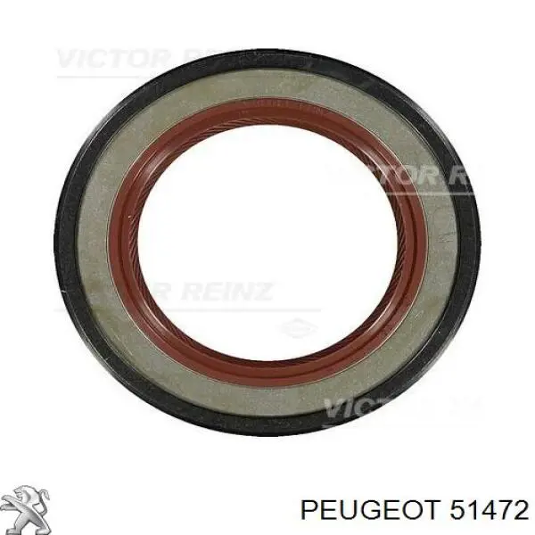 Сальник коленвала двигуна, передній Peugeot/Citroen 51472 ціна, від 6.08 USD
