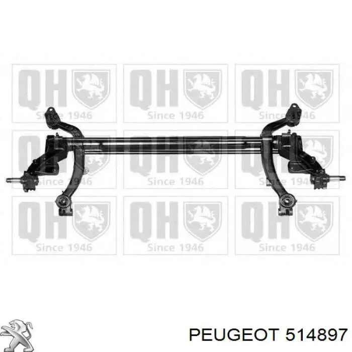 Купити 514897 Peugeot/Citroen Балка задньої підвіски, підрамник