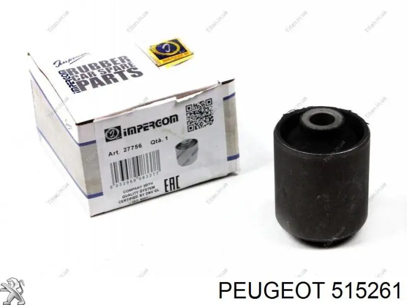 Сайлентблок задньої балки 515261 Peugeot/Citroen