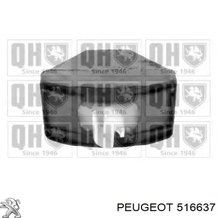 516637 Peugeot/Citroen відбійник заднього нижнього важеля