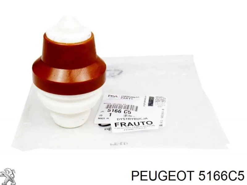Буфер-відбійник амортизатора заднього Peugeot/Citroen 5166C5 ціна, від 12.26 USD