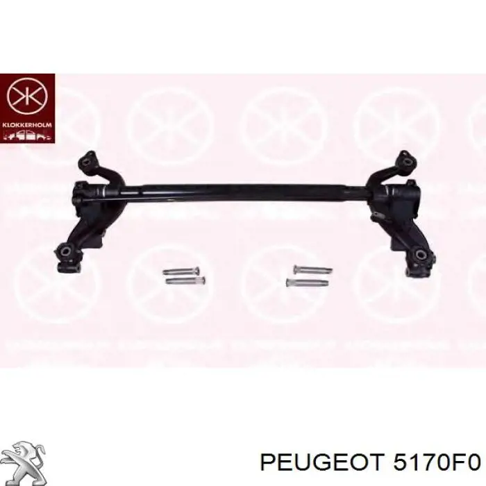 5170F0 Peugeot/Citroen Торсіон задньої балки