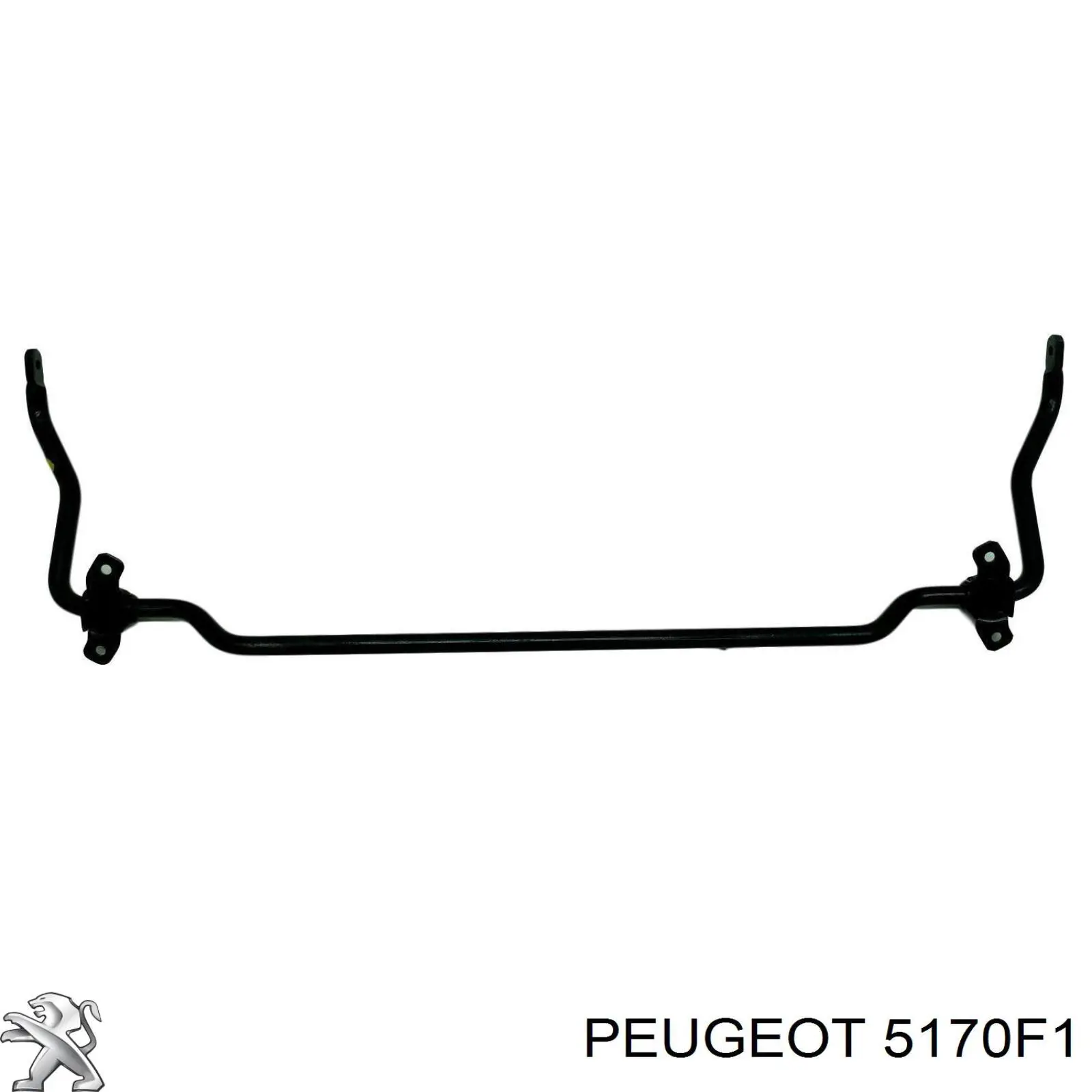 Тяга поперечна реактивна задньої підвіски 5170F1 Peugeot/Citroen